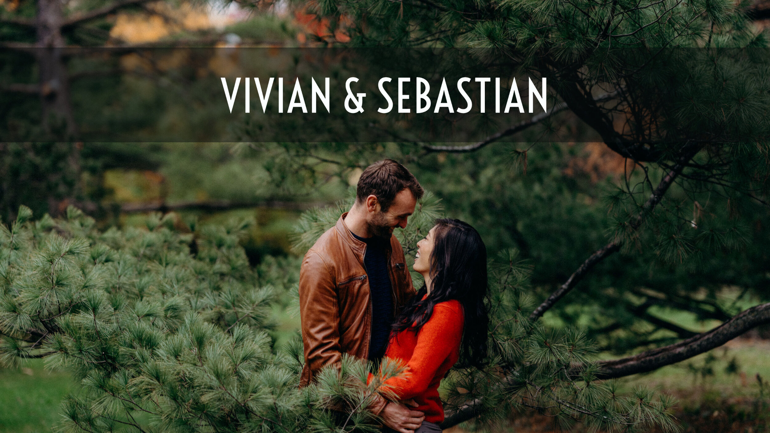 Vivian and Sebastian | Engagement Session Arboretum